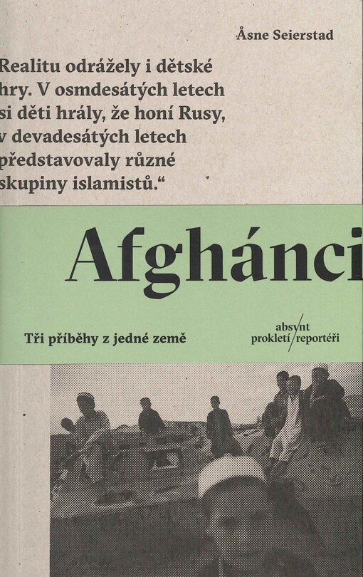 obal knihy - Afghánci